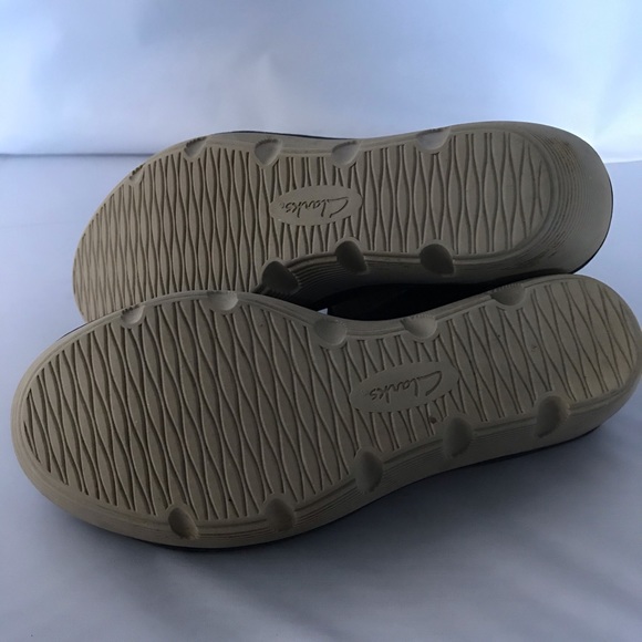 Clark’s Artisan navy blue wedges size 7.5 - Picture 5 of 8